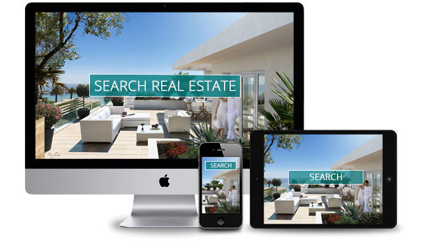Real estate responsive web design