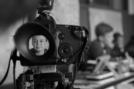 Filming, student video interviews and post production for a school